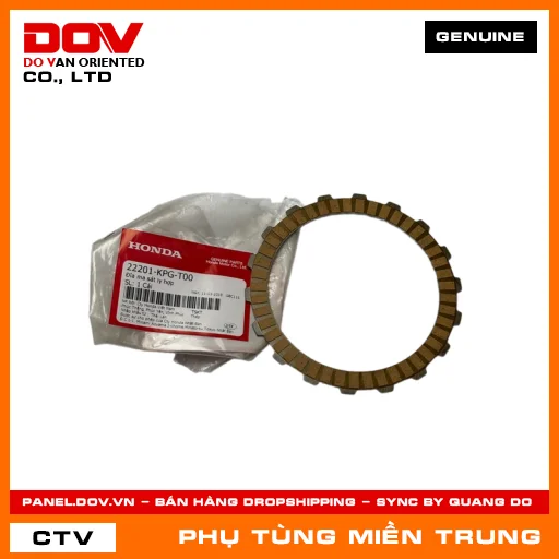 ĐĨA MA SÁT LY HỢP HONDA CHÍNH HÃNG (MÃ: 22201KPGT00) — 22201KPGT00