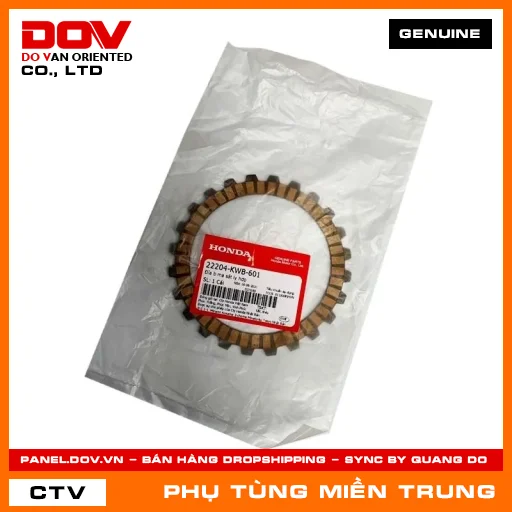 ĐĨA B MA SÁT LY HỢP HONDA CHÍNH HÃNG (MÃ: 22204KWB601) — 22204KWB601