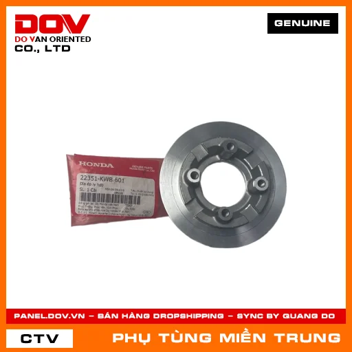 ĐĨA ÉP LY HỢP HONDA CHÍNH HÃNG (MÃ: 22351KWB601) — 22351KWB601