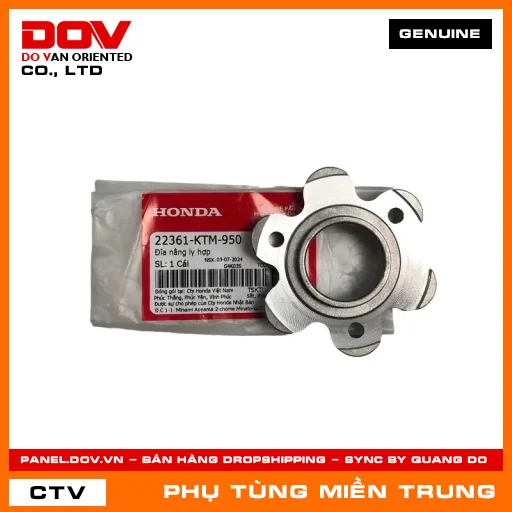 ĐĨA NÂNG LY HỢP HONDA CHÍNH HÃNG (MÃ: 22361KTM950) — 22361KTM950