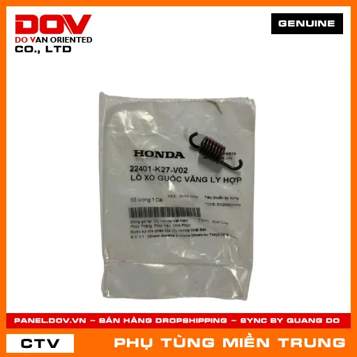 LÒ XO GUỐC VĂNG LY HỢP HONDA CHÍNH HÃNG (MÃ: 22401K27V02) — 22401K27V02