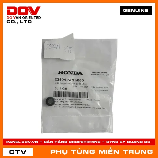 CAO SU GIẢM CHẤN GUỐC VĂNG HONDA CHÍNH HÃNG (MÃ: 22804KPH880) — 22804KPH880