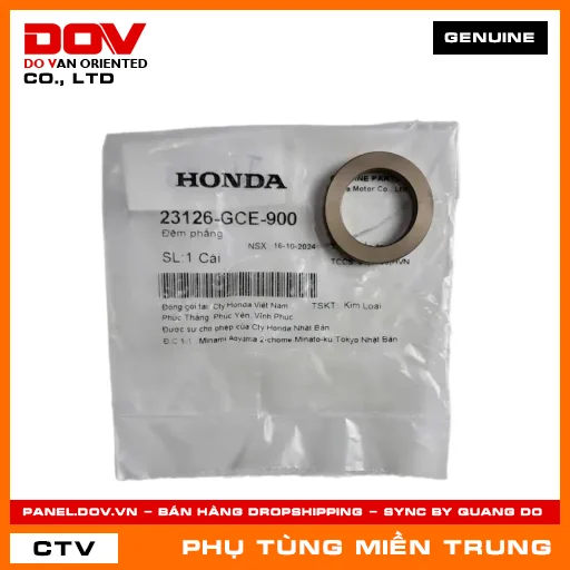 ĐỆM PHẲNG HONDA CHÍNH HÃNG (MÃ: 23126GCE900) — 23126GCE900