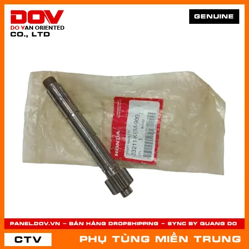 TRỤC SƠ CẤP HỘP SỐ (12RĂNG) HONDA CHÍNH HÃNG (MÃ: 23211KFM900) — 23211KFM900