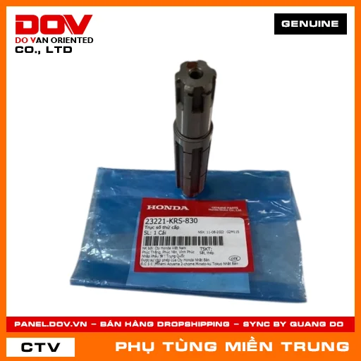 TRỤC SƠ CẤP HỘP SỐ (12RĂNG) HONDA CHÍNH HÃNG (MÃ: 23211KRS830) — 23211KRS830