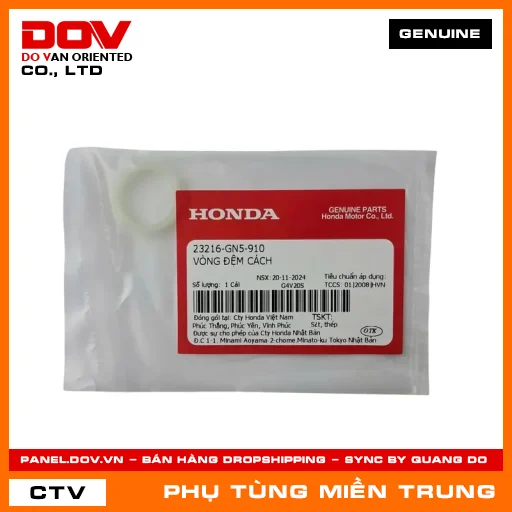 VÒNG ĐỆM CÁCH HONDA CHÍNH HÃNG (MÃ: 23216GN5910) — 23216GN5910