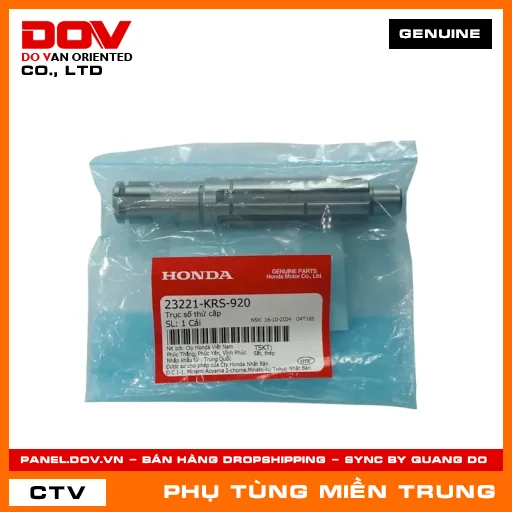 TRỤC SỐ THỨ CẤP HONDA CHÍNH HÃNG (MÃ: 23221KRS920) — 23221KRS920