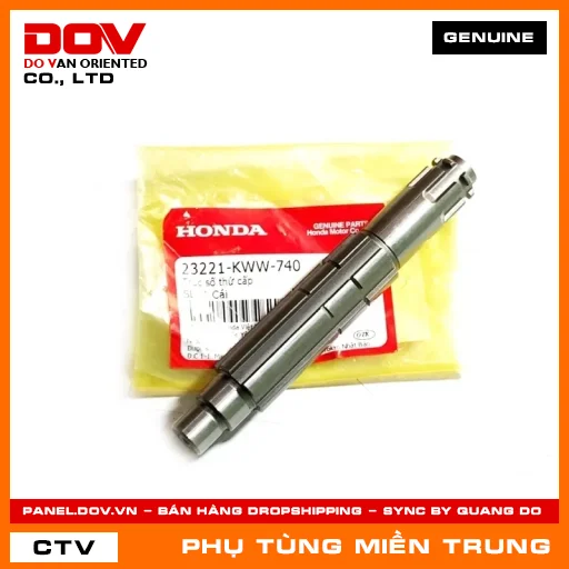 TRỤC SỐ THỨ CẤP HONDA CHÍNH HÃNG (MÃ: 23221KWW740) — 23221KWW740