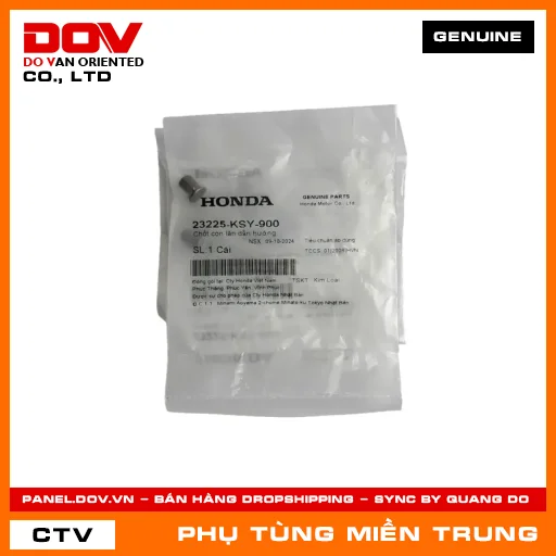 CHỐT CON LĂN DẪN HƯỚNG HONDA CHÍNH HÃNG (MÃ: 23225KSY900) — 23225KSY900