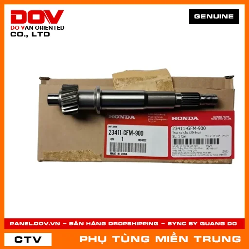 TRỤC SƠ CẤP (20RĂNG) HONDA CHÍNH HÃNG (MÃ: 23411GFM900) — 23411GFM900