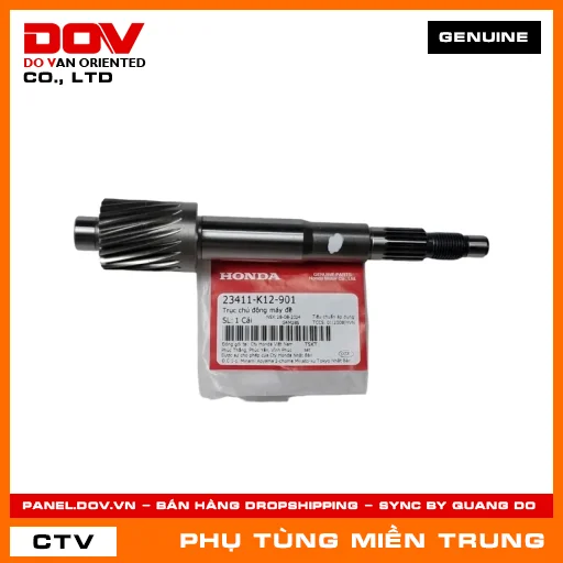 TRỤC CHỦ ĐỘNG MÁY ĐỀ HONDA CHÍNH HÃNG (MÃ: 23411K12901) — 23411K12901