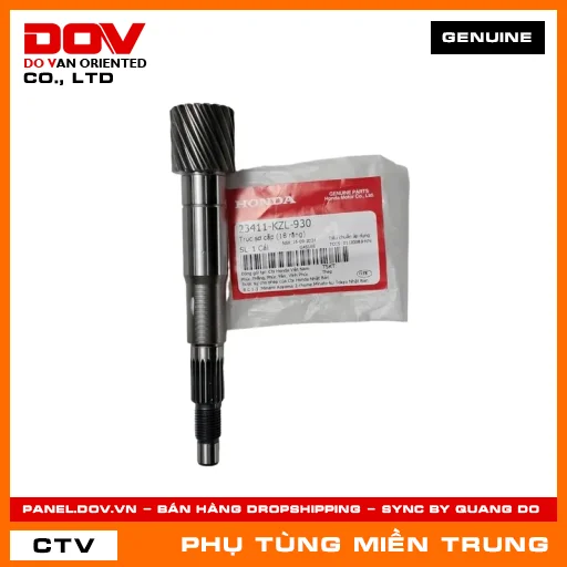 TRỤC SƠ CẤP (18 RĂNG) HONDA CHÍNH HÃNG (MÃ: 23411KZL930) — 23411KZL930