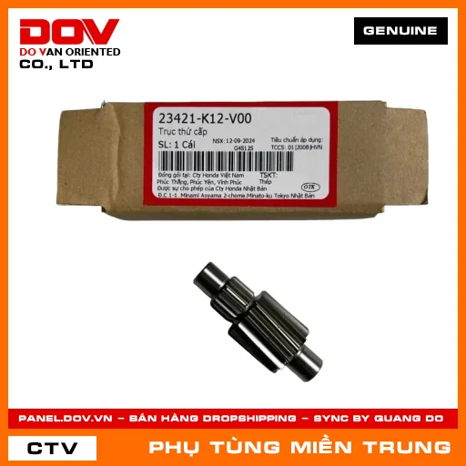 TRỤC THỨ CẤP HONDA CHÍNH HÃNG (MÃ: 23421K12V00) — 23421K12V00