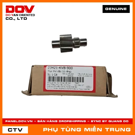 TRỤC THỨ CẤP (12 RĂNG) HONDA CHÍNH HÃNG (MÃ: 23421KVB900) — 23421KVB900