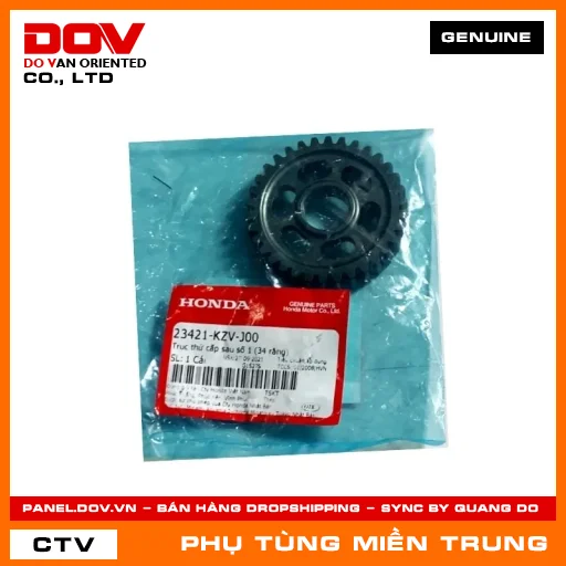 BÁNH RĂNG TRỤC THỨ CẤP SAU SỐ 1(34 RĂNG) HONDA CHÍNH HÃNG (MÃ: 23421KZVJ00) — 23421KZVJ00