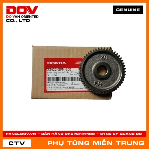 BÁNH RĂNG TRỤC THỨ CẤP (50 RĂNG) HONDA CHÍNH HÃNG (MÃ: 23422GFM900) — 23422GFM900