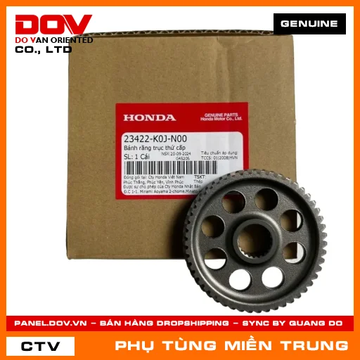 BÁNH RĂNG TRỤC THỨ CẤP HONDA CHÍNH HÃNG (MÃ: 23422K0JN00) — 23422K0JN00