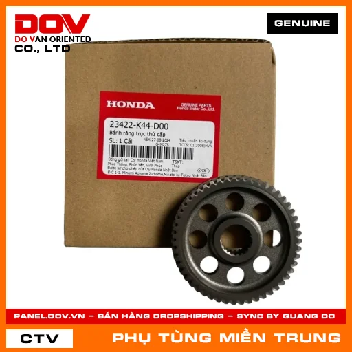 BÁNH RĂNG TRỤC THỨ CẤP HONDA CHÍNH HÃNG (MÃ: 23422K44D00) — 23422K44D00