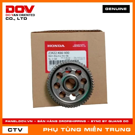 BÁNH RĂNG TRỤC THỨ CẤP HONDA CHÍNH HÃNG (MÃ: 23422K66V00) — 23422K66V00