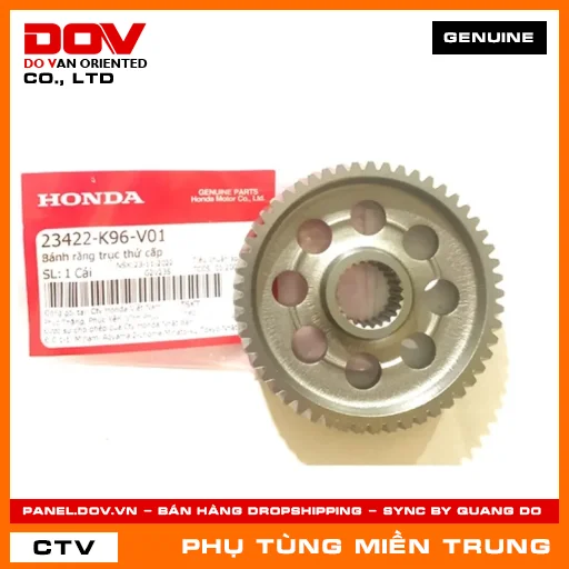 BÁNH RĂNG TRỤC THỨ CẤP HONDA CHÍNH HÃNG (MÃ: 23422K96V01) — 23422K96V01