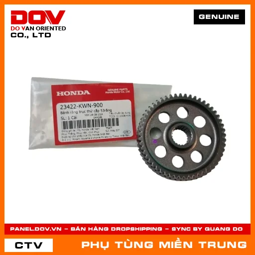 BÁNH RĂNG TRỤC THỨ CẤP 53RĂNG HONDA CHÍNH HÃNG (MÃ: 23422KWN900) — 23422KWN900