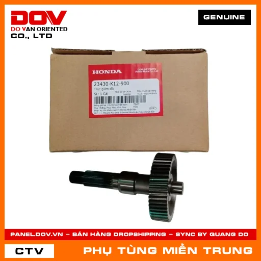 TRỤC GIẢM TỐC HONDA CHÍNH HÃNG (MÃ: 23430K12900) — 23430K12900
