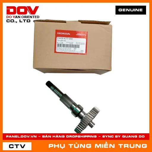 TRỤC GIẢM TỐC HONDA CHÍNH HÃNG (MÃ: 23430K77V00) — 23430K77V00