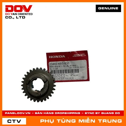 BÁNH RĂNG SỐ 2 THỨ CẤP 29 RĂNG HONDA CHÍNH HÃNG (MÃ: 23441KRS830) — 23441KRS830