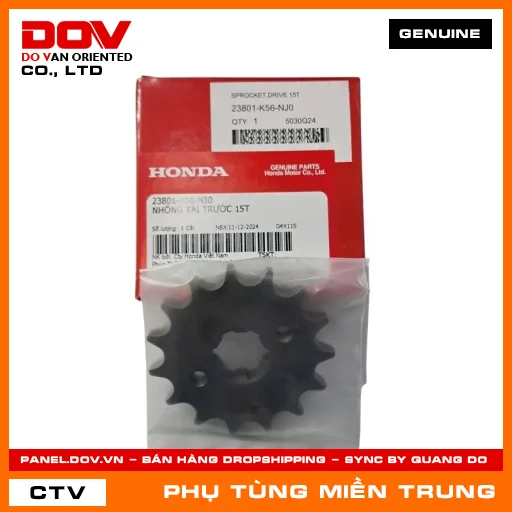 NHÔNG TẢI TRƯỚC 15T HONDA CHÍNH HÃNG (MÃ: 23801K56NJ0) — 23801K56NJ0
