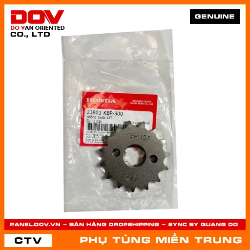 NHÔNG TRƯỚC 15T HONDA CHÍNH HÃNG (MÃ: 23801KBP900) — 23801KBP900