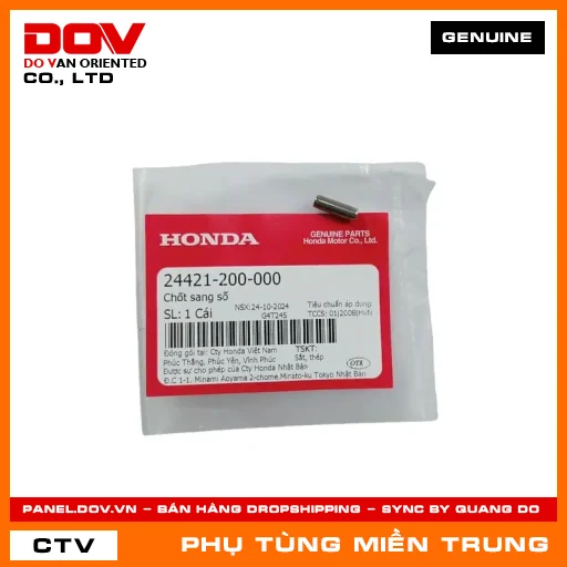 CHỐT SANG SỐ HONDA CHÍNH HÃNG (MÃ: 24421200000) — 24421200000