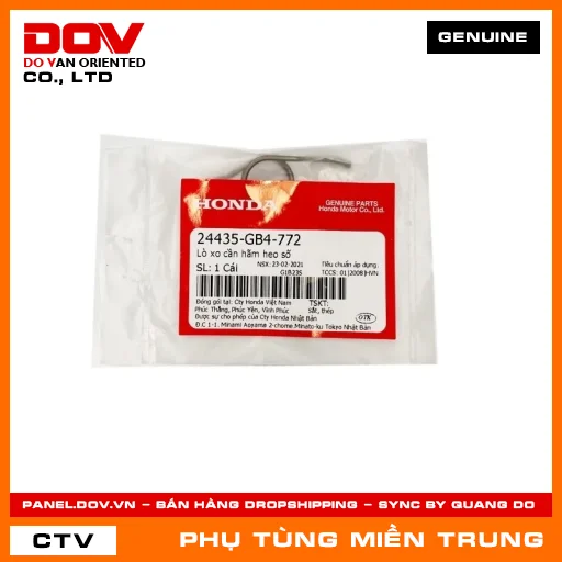LÒ XO CẦN HÃM HEO SỐ HONDA CHÍNH HÃNG (MÃ: 24435GB4772) — 24435GB4772