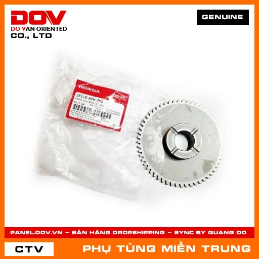 NHÔNG KHỞI ĐỘNG (57 RĂNG) HONDA CHÍNH HÃNG (MÃ: 28110KPH700) — 28110KPH700