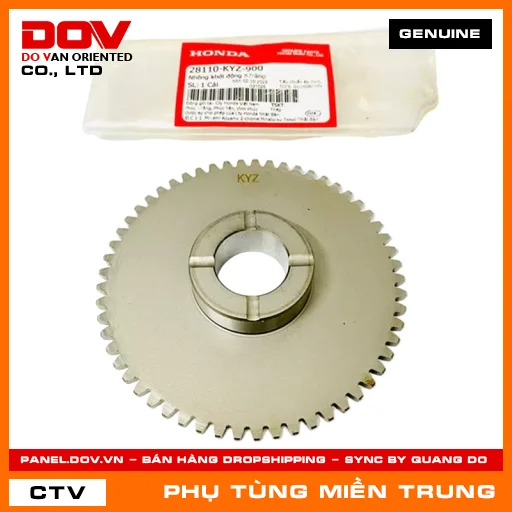 NHÔNG KHỞI ĐỘNG 57RĂNG HONDA CHÍNH HÃNG (MÃ: 28110KYZ900) — 28110KYZ900