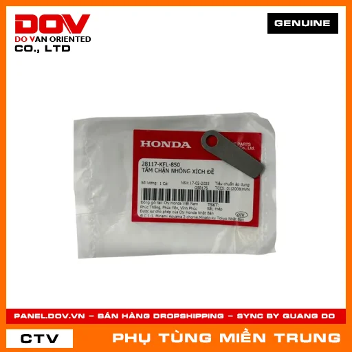 TẤM CHẶN NHÔNG XÍCH ĐỀ HONDA CHÍNH HÃNG (MÃ: 28117KFL850) — 28117KFL850