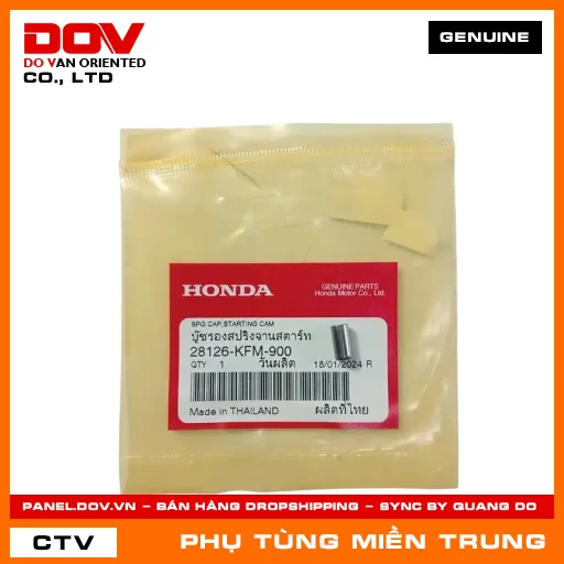 CHỤP LÒ XO ĐẨY BI KHỞI ĐỘNG HONDA CHÍNH HÃNG (MÃ: 28126KFM900) — 28126KFM900