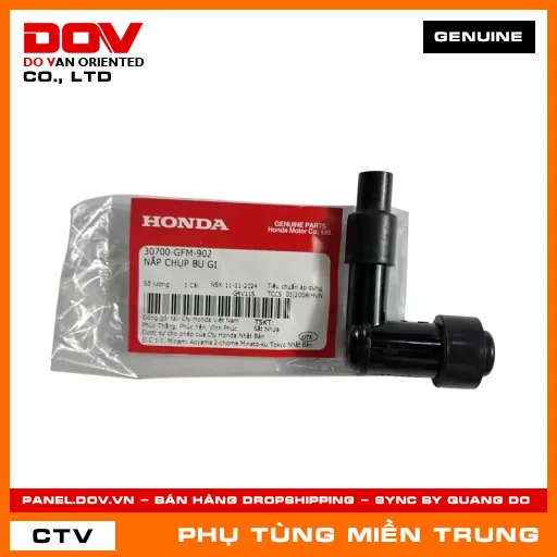 NẮP CHỤP BU GI HONDA CHÍNH HÃNG (MÃ: 30700GFM902) — 30700GFM902