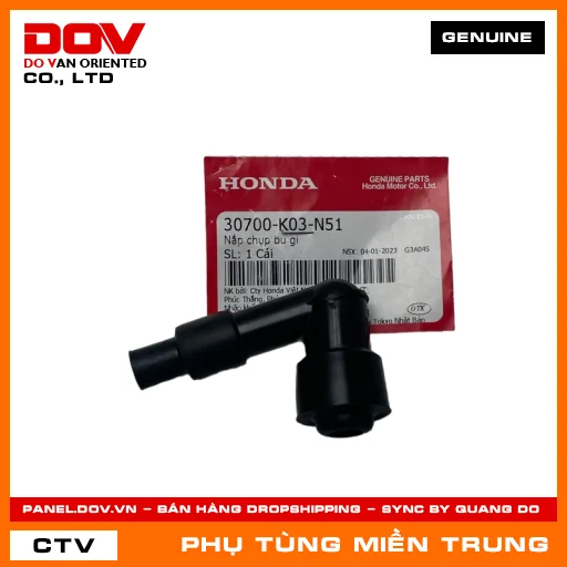 NẮP CHỤP BU GI HONDA CHÍNH HÃNG (MÃ: 30700K03N51) — 30700K03N51