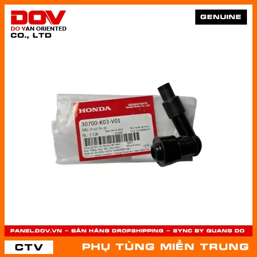 NẮP CHỤP BU GI HONDA CHÍNH HÃNG (MÃ: 30700K03V01) — 30700K03V01