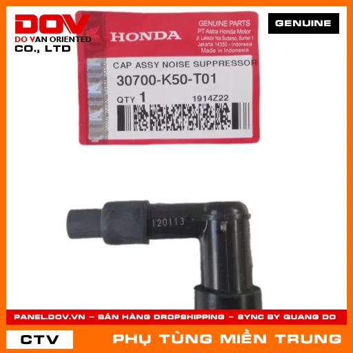 NẮP CHỤP BU GI HONDA CHÍNH HÃNG (MÃ: 30700K50T01) — 30700K50T01