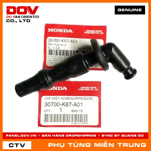 NẮP CHỤP BU GI HONDA CHÍNH HÃNG (MÃ: 30700K87A01) — 30700K87A01