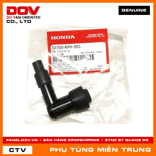 NẮP CHỤP BU GI HONDA CHÍNH HÃNG (MÃ: 30700KGH901) — 30700KGH901