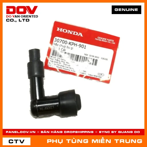 NẮP CHỤP BU GI HONDA CHÍNH HÃNG (MÃ: 30700KPH900) — 30700KPH900