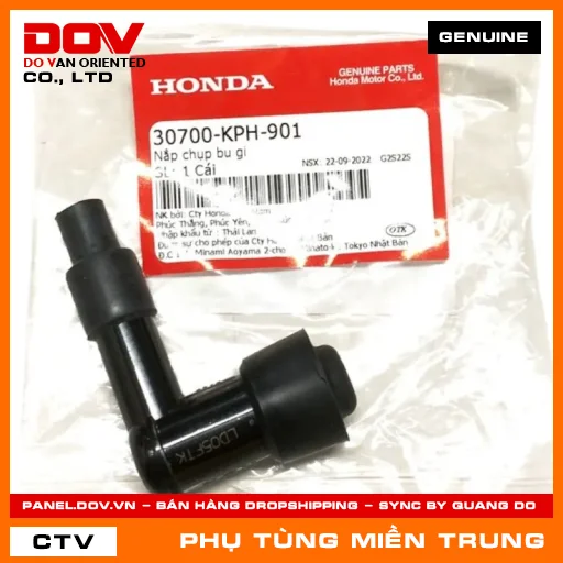 NẮP CHỤP BU GI HONDA CHÍNH HÃNG (MÃ: 30700KPH901) — 30700KPH901