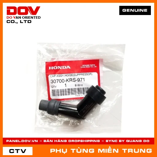 NẮP CHỤP BU GI HONDA CHÍNH HÃNG (MÃ: 30700KRS971) — 30700KRS971