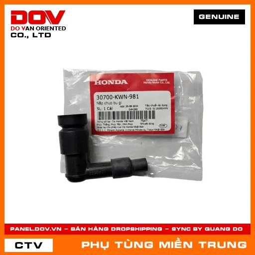 NẮP CHỤP BU GI HONDA CHÍNH HÃNG (MÃ: 30700KWN981) — 30700KWN981