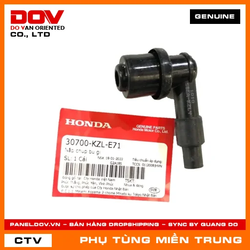 NẮP CHỤP BU GI HONDA CHÍNH HÃNG (MÃ: 30700KZLE71) — 30700KZLE71