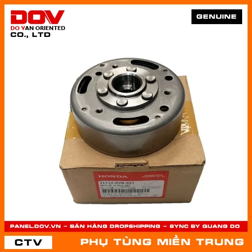 BÁNH ĐÀ VÔ LĂNG ĐIỆN HONDA CHÍNH HÃNG (MÃ: 31110KVB951) — 31110KVB951