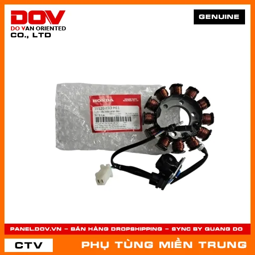 CUỘN DÂY MÁY PHÁT ĐIỆN HONDA CHÍNH HÃNG (MÃ: 31120K03H11) — 31120K03H11