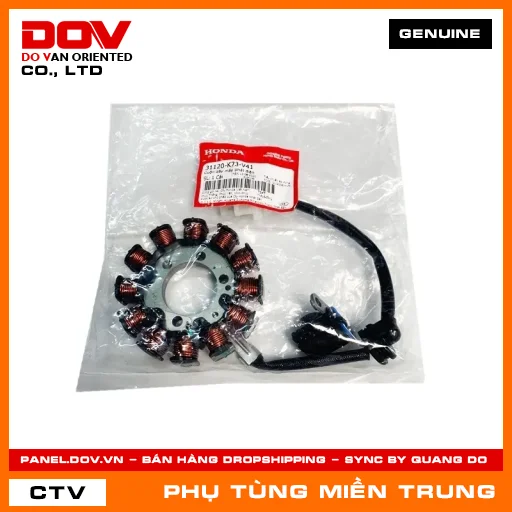 CUỘN DÂY MÁY PHÁT ĐIỆN HONDA CHÍNH HÃNG (MÃ: 31120K73V41) — 31120K73V41